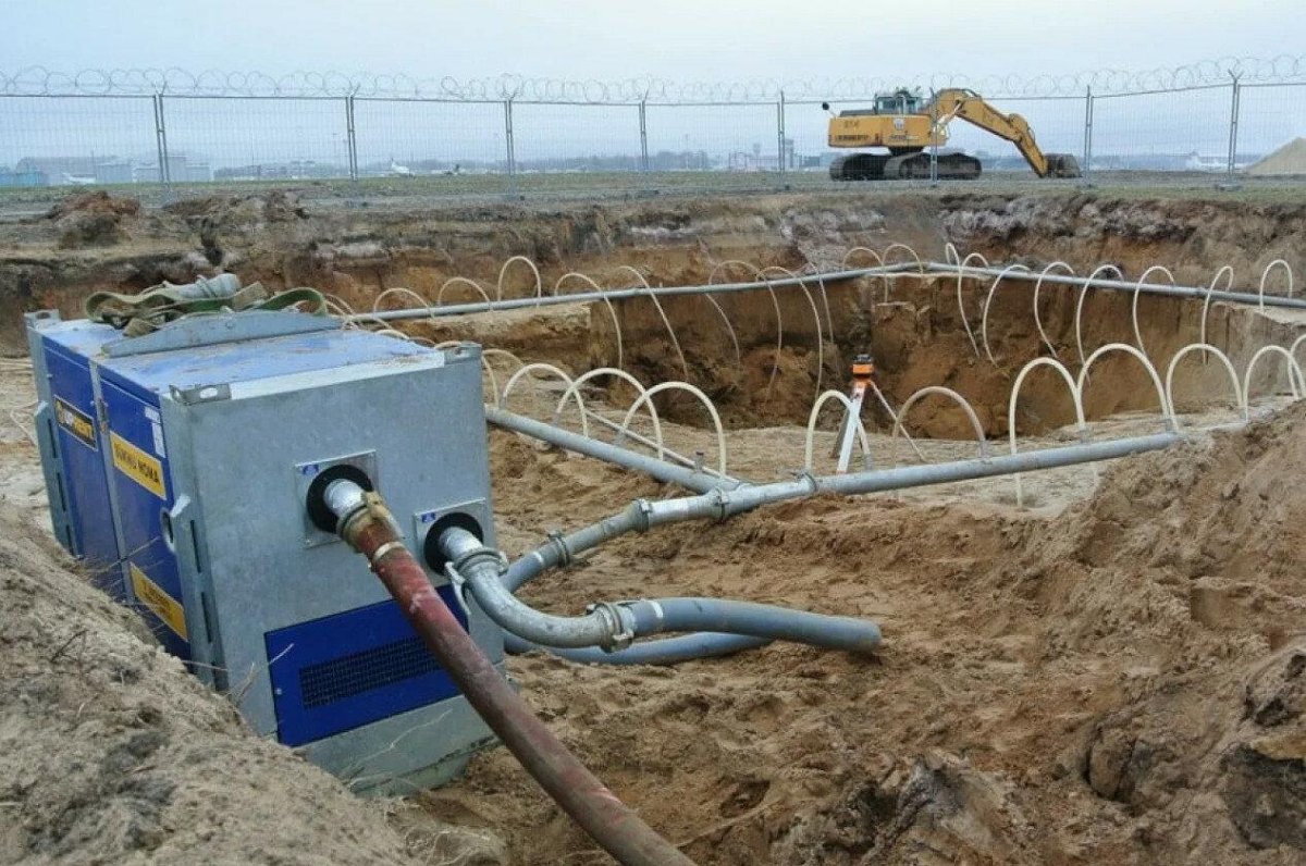 Водопонижение эжекторными иглофильтрами