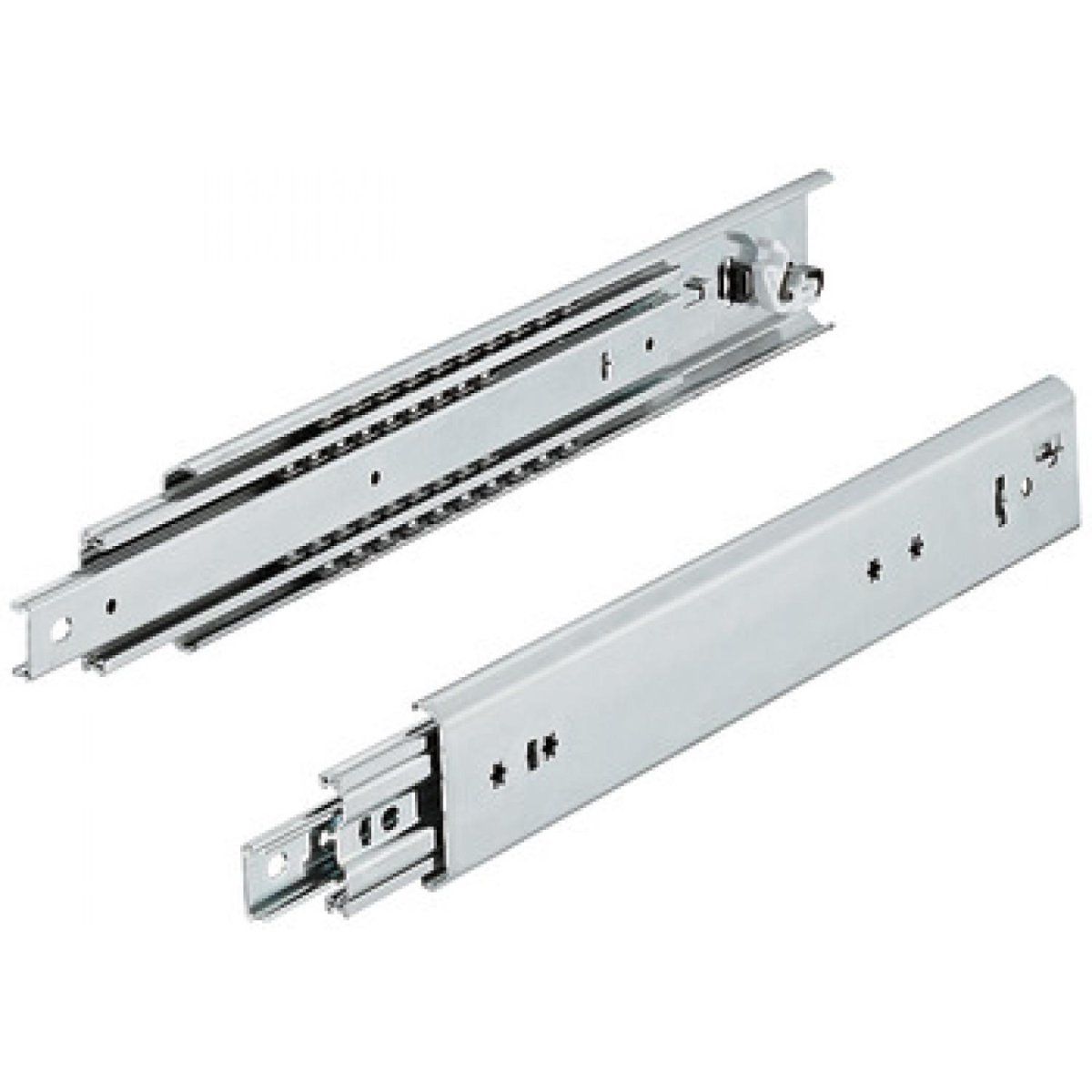 Шариковые мебельные направляющие частичного выдвижения 150 мм