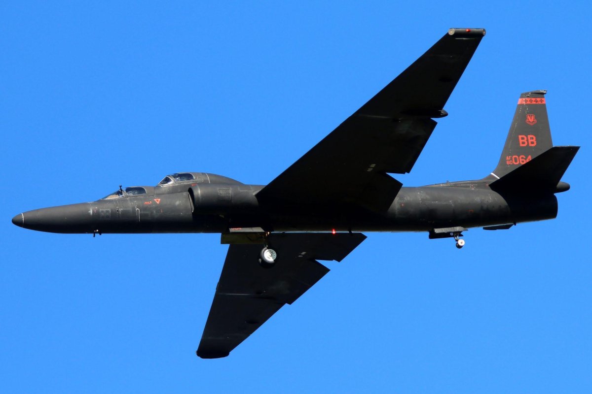 Lockheed u-2 Dragon Lady сбоку