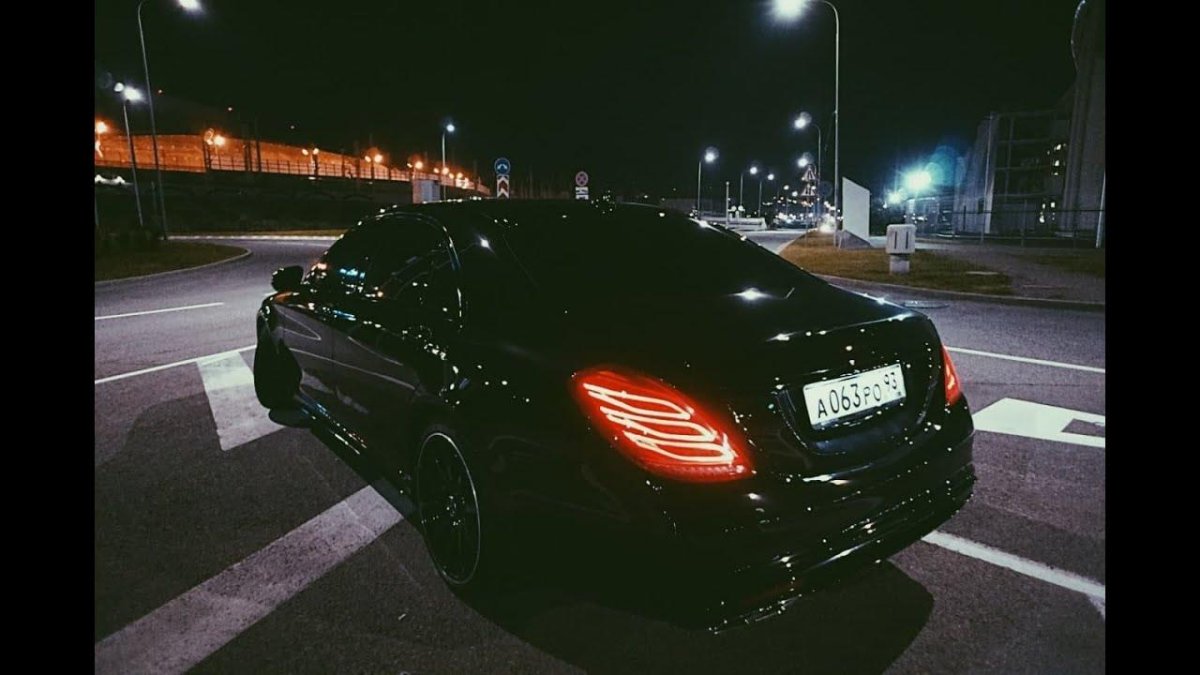 Мерседес 222 тонированный