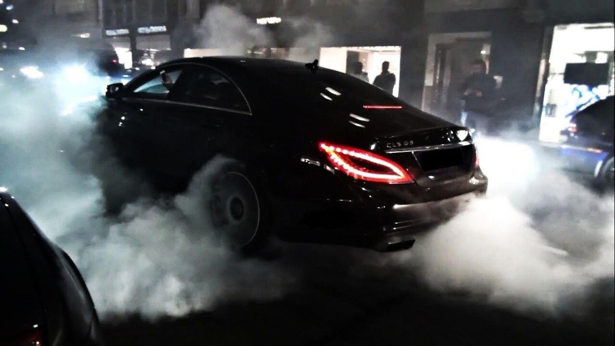 CLS 63 AMG дрифт