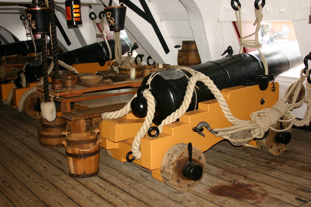 ХМС Виктори пушки