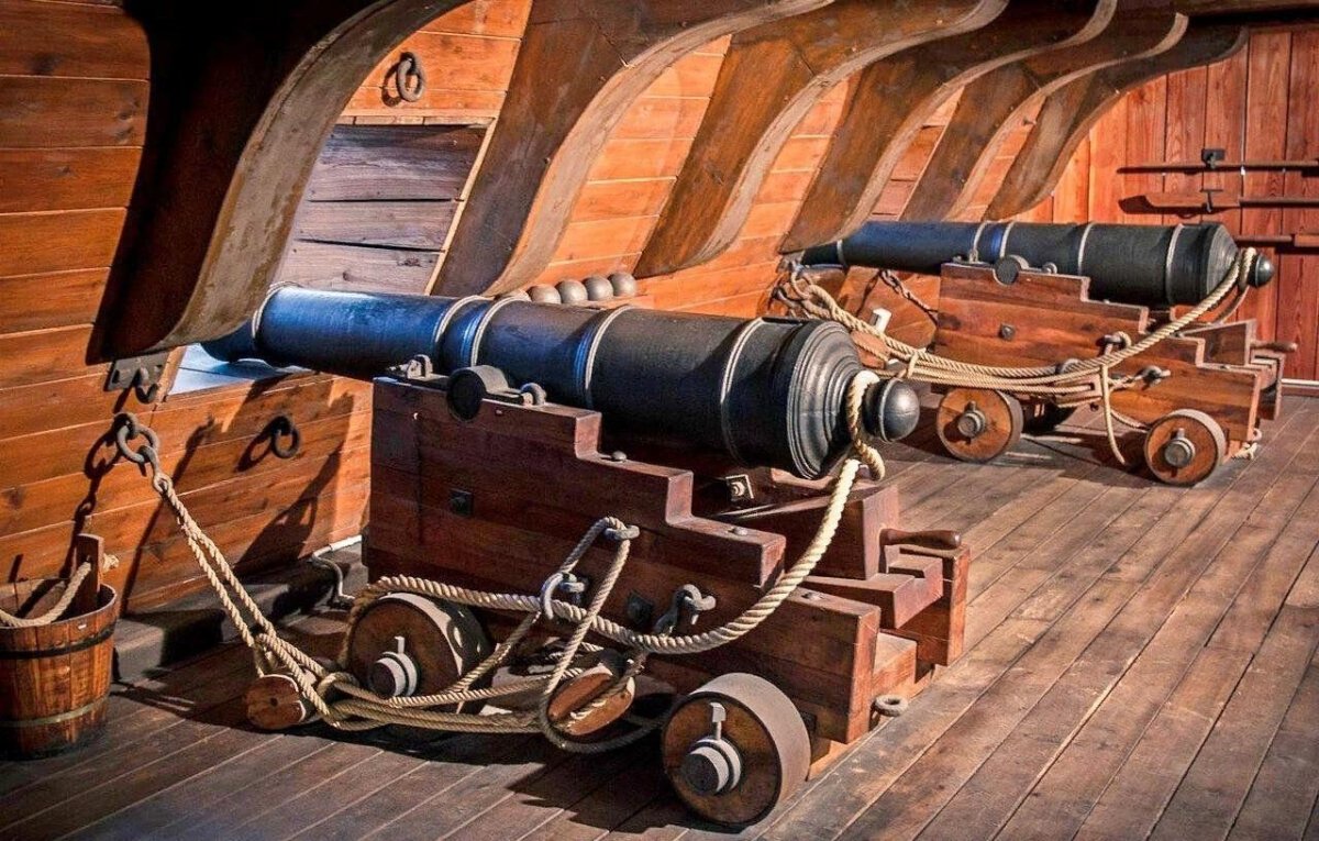 Корабельная пушка 18 века