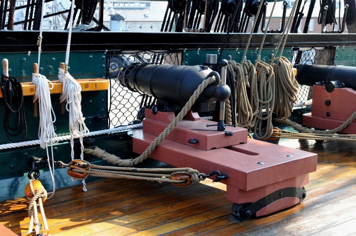 Фрегате USS Constitution палуба