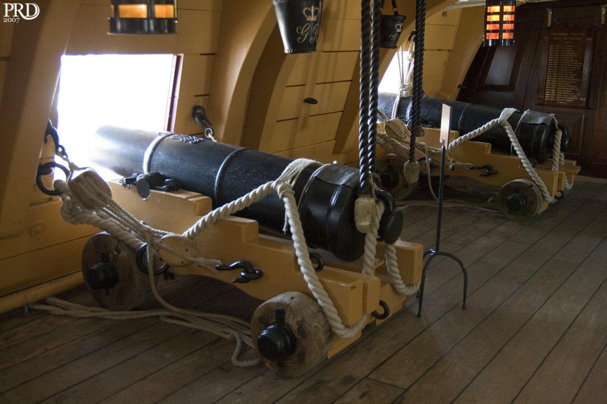 ХМС Виктори пушки