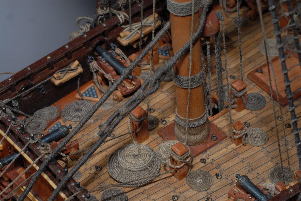 Гальюн на парусном корабле 17 века