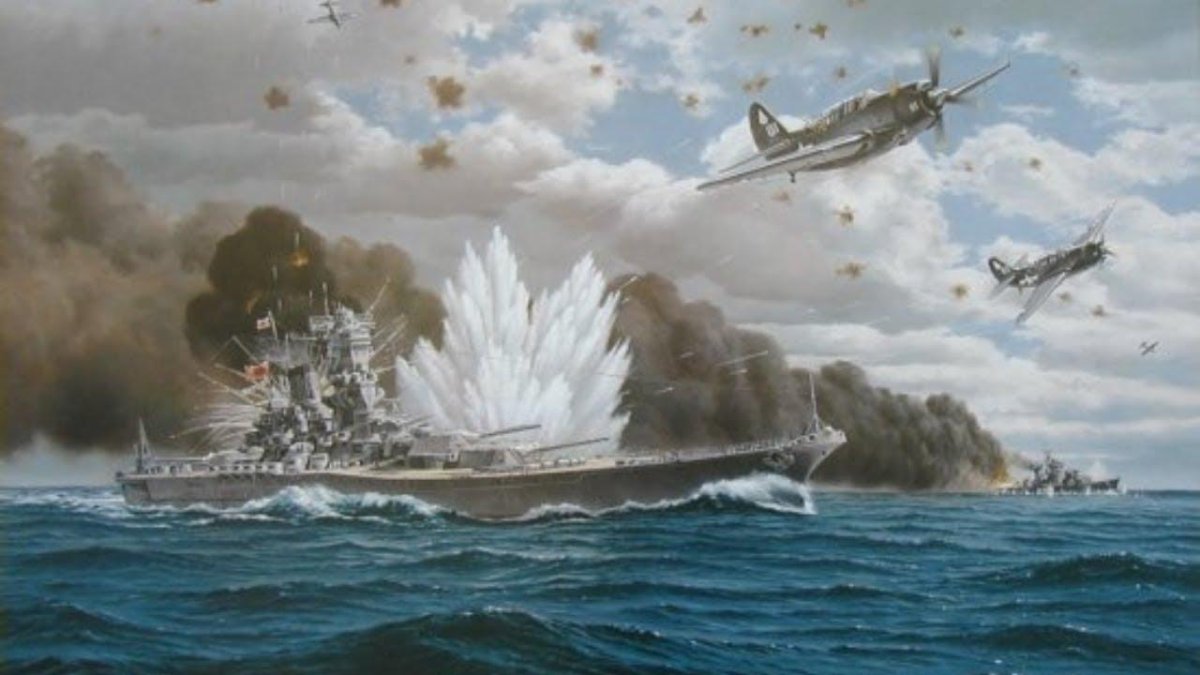 Гибель линкора Ямато