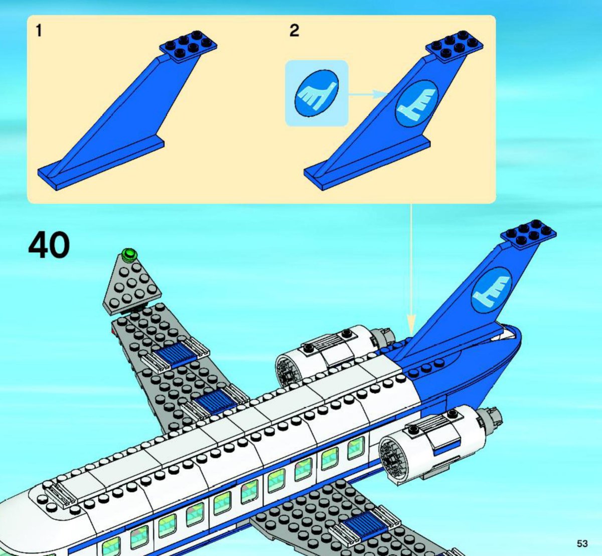 Лего самолет jm3181