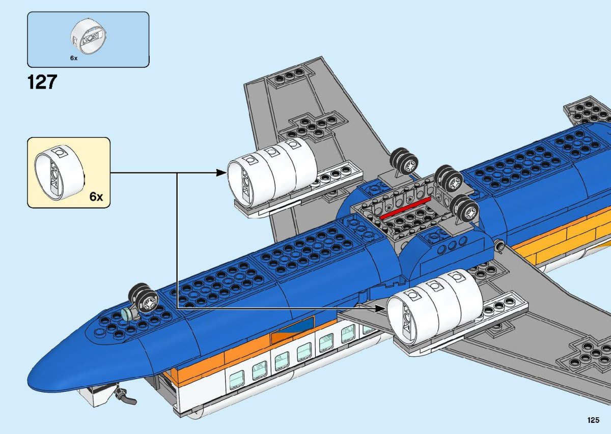 LEGO City пассажирский самолет 60262