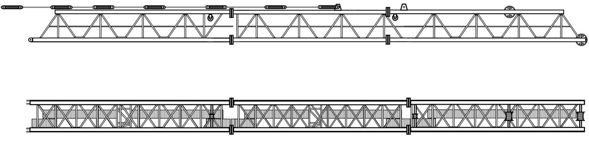 Решетчатая стрела крана