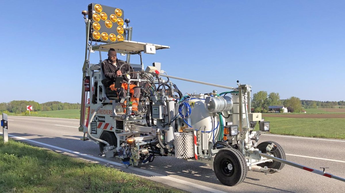 Hofmann h 18 разметочная машина