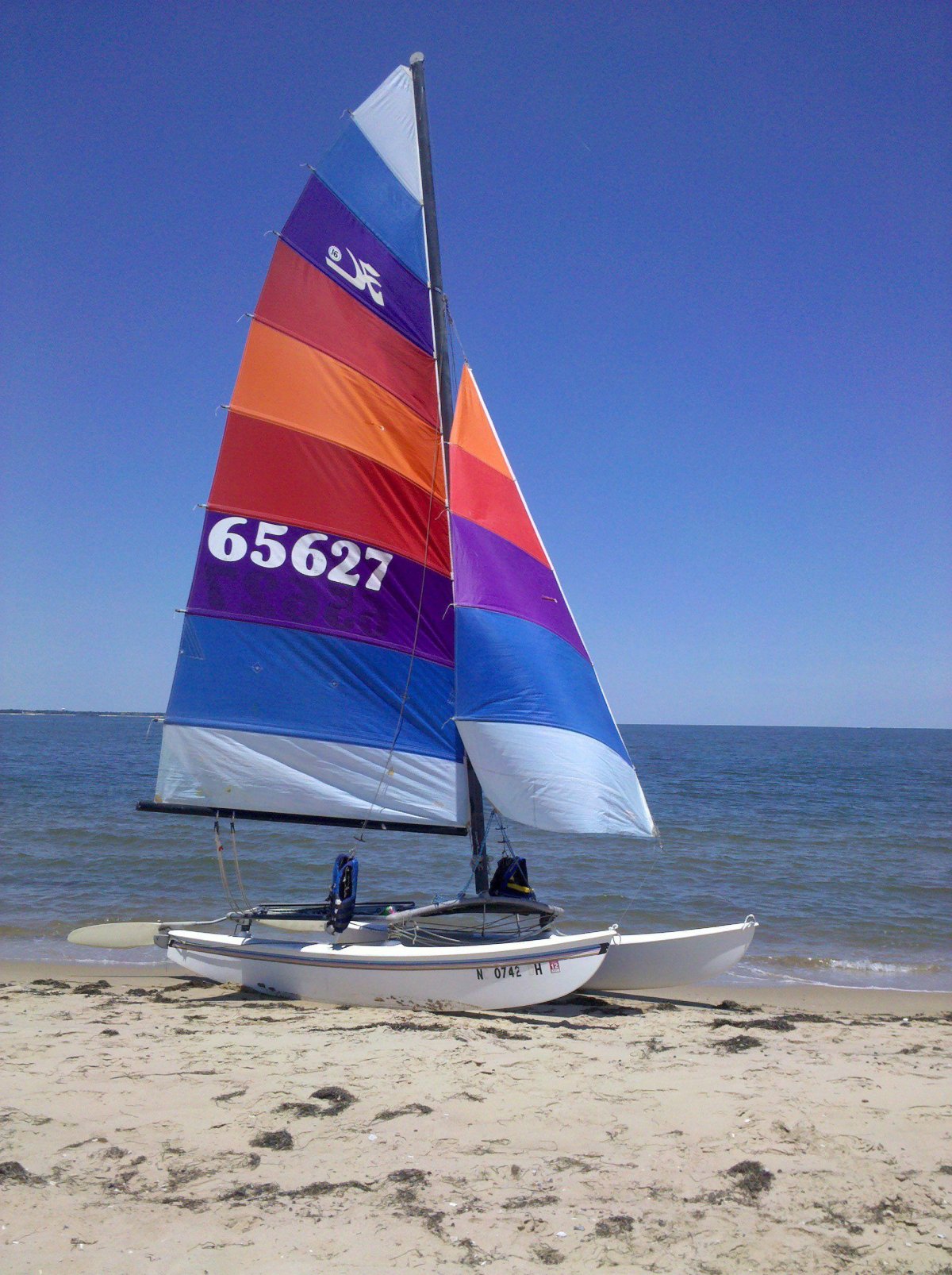 Парус на лодке