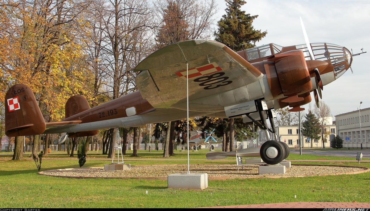 ПЗЛ 37 Лось бомбардировщик