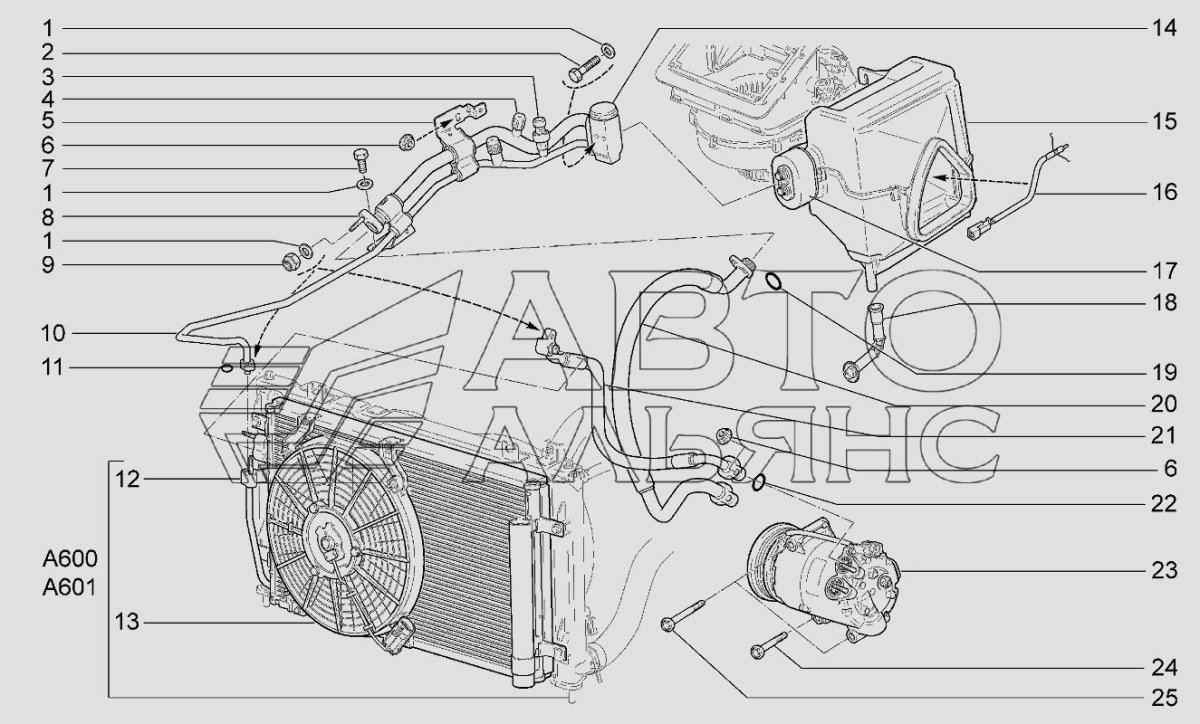 Система кондиционирования Лада Калина 2
