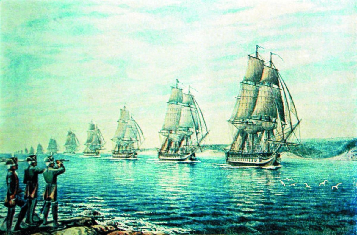 Черноморский флот 1783 год