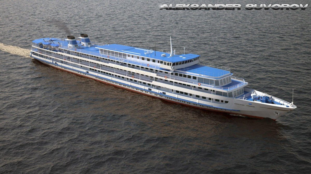 Речной теплоход Александр Суворов