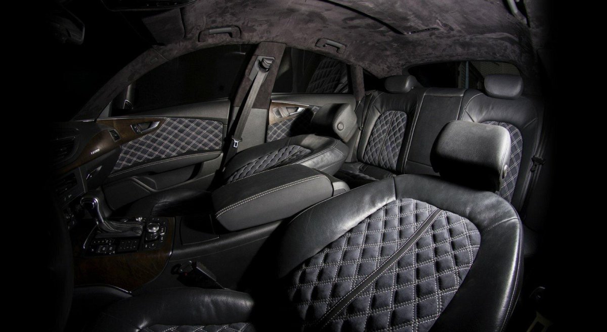 Сиденья Audi a5 алькантара