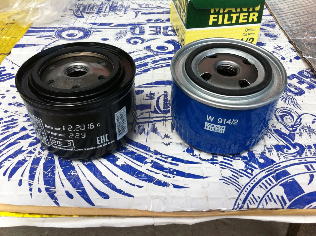 Масляный фильтр Лада Веста 1.6