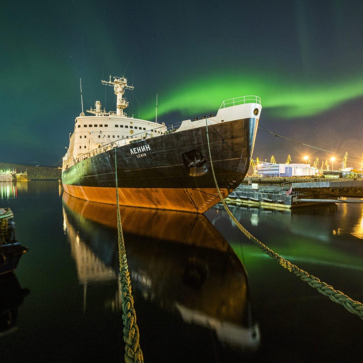 Атомоход Ленин Мурманск