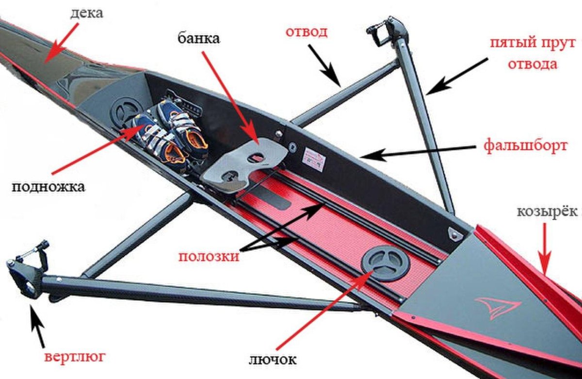 Скиф лодка для Академической гребли