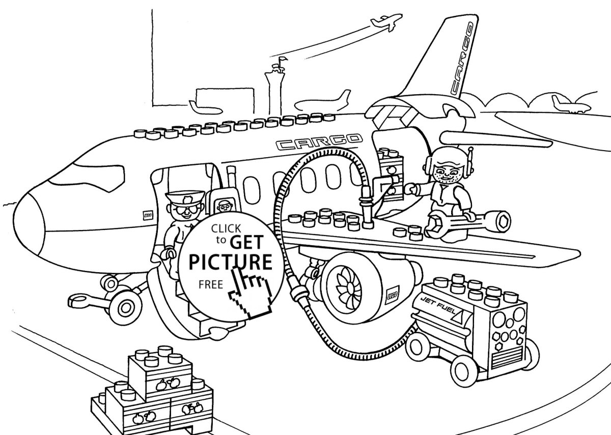 Раскраски для мальчиков лего Сити