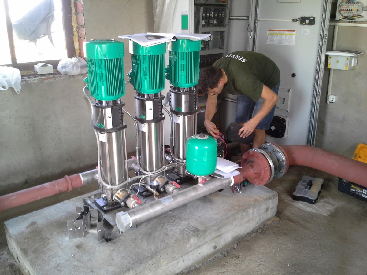 Повысительная станция Wilo