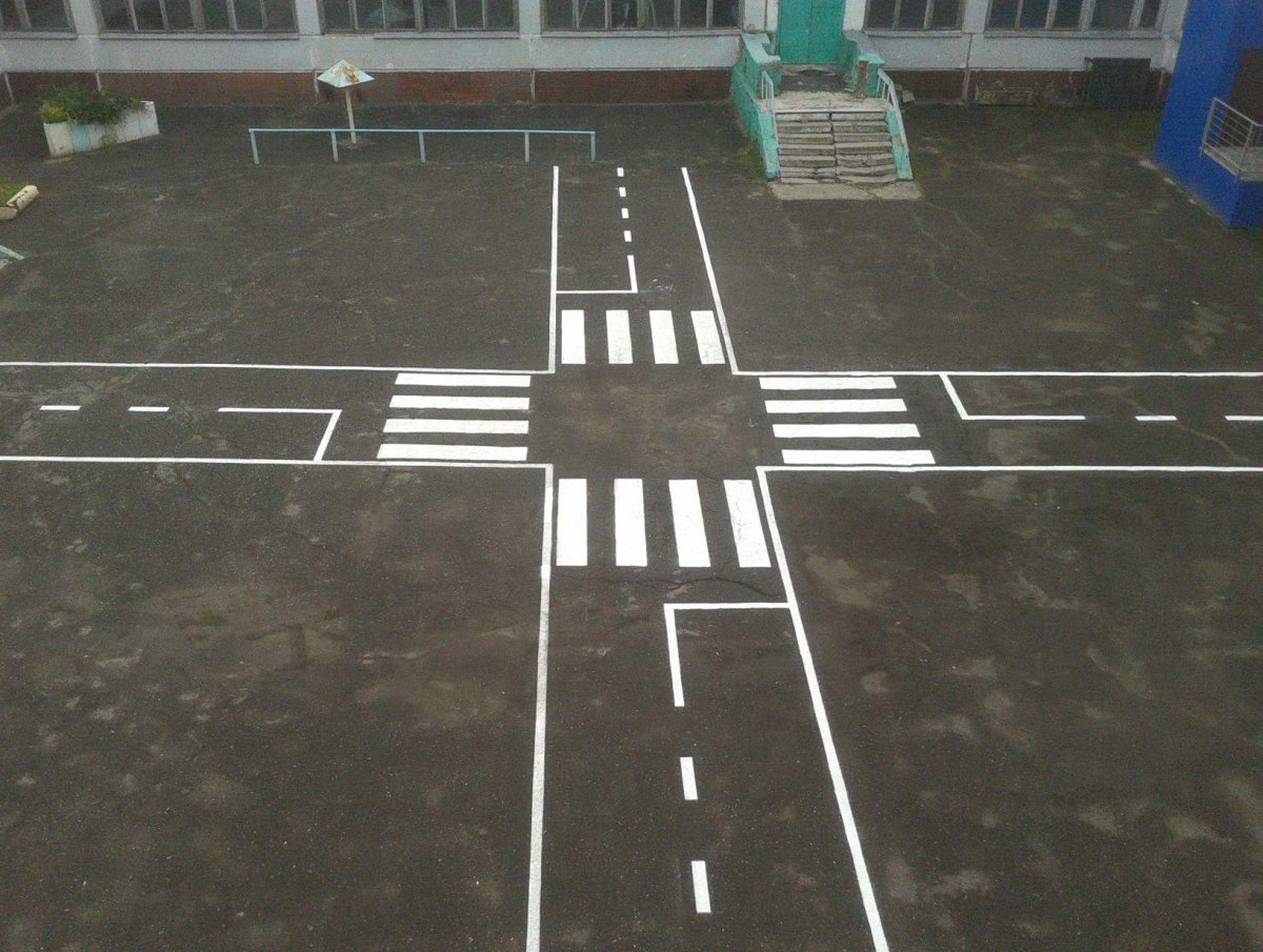 Дорожная разметка на перекрестках