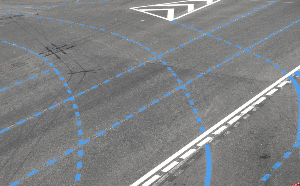 1.7 Разметка дорожная синяя