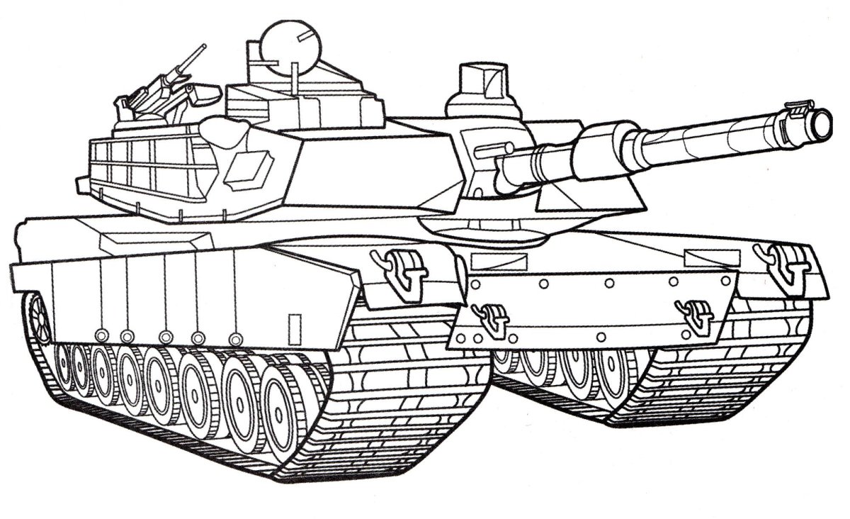 Раскраска танки т 72