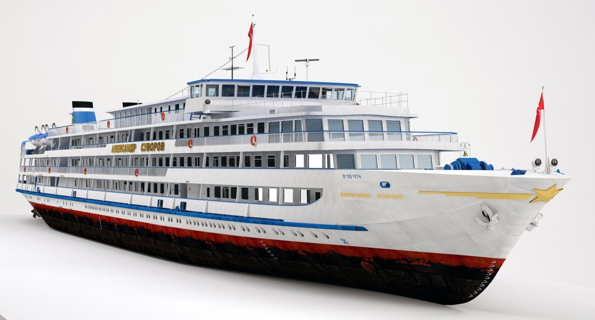 Александр Суворов – четырехпалубный круизный теплоход проекта 92-016