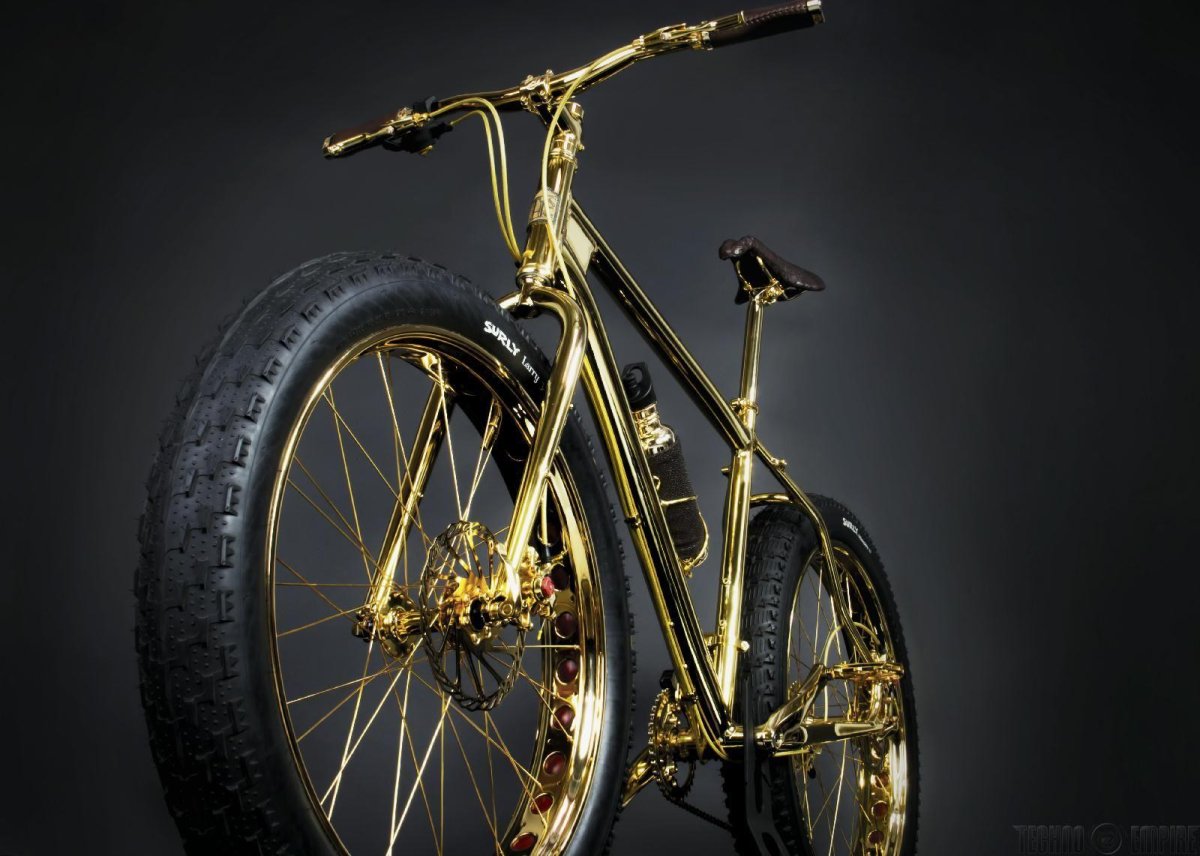 24k Gold extreme Mountain Bike