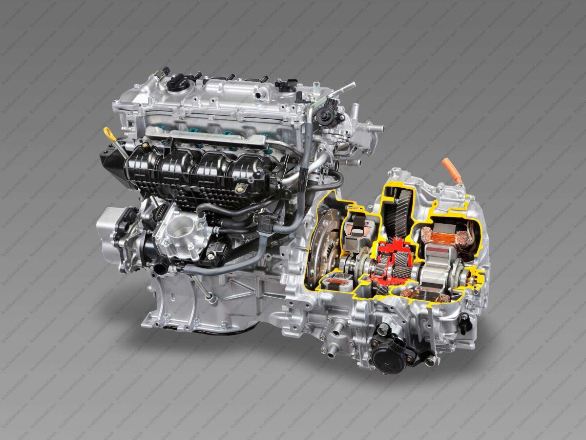 Тойота Приус гибрид двигатель