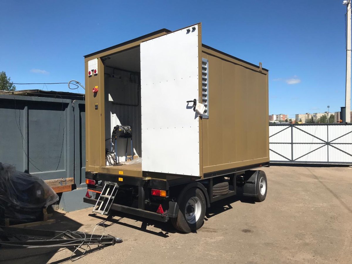 ДГУ ЯМЗ 60 КВТ на шасси