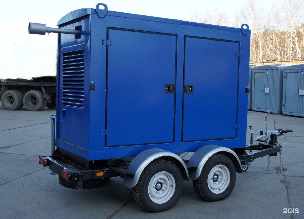 Передвижная дизельная электростанция 100 КВТ на шасси