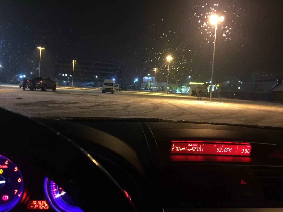 Зимний дрифт Мазда 6