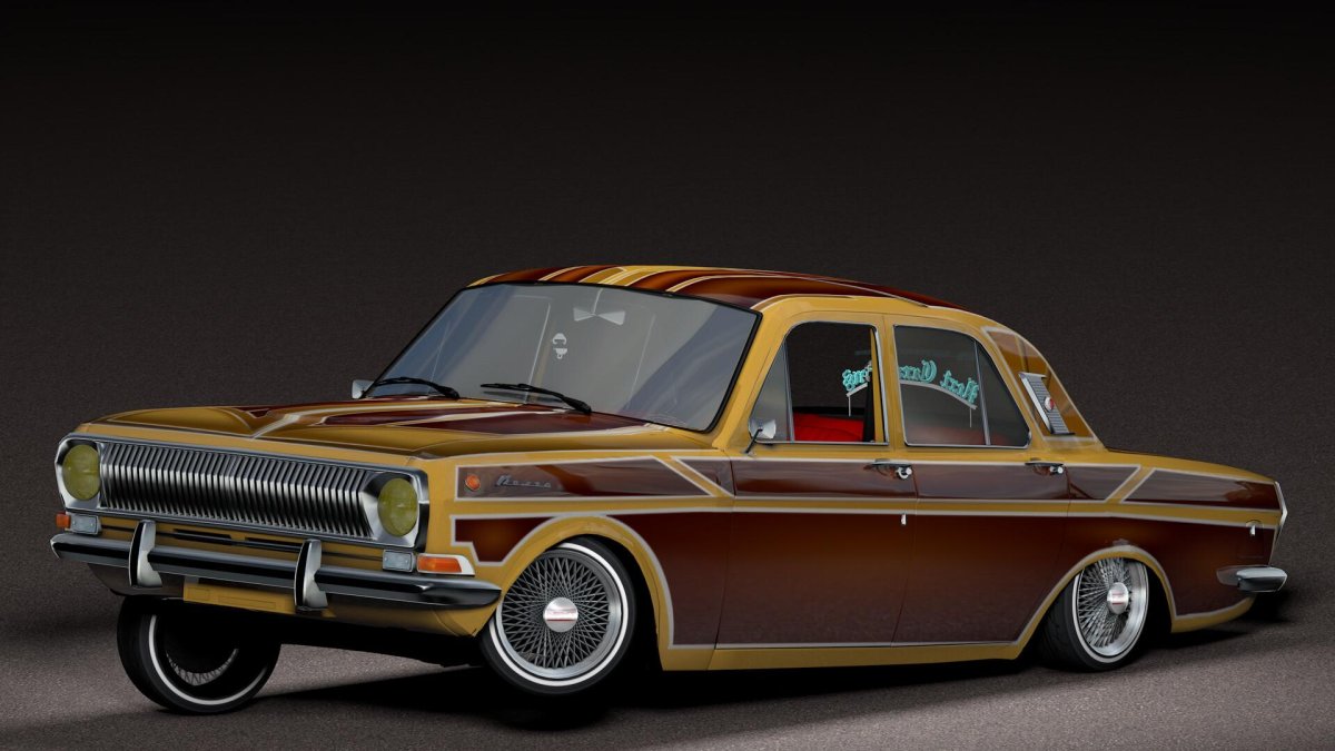 ГАЗ 24 универсал лоурайдер