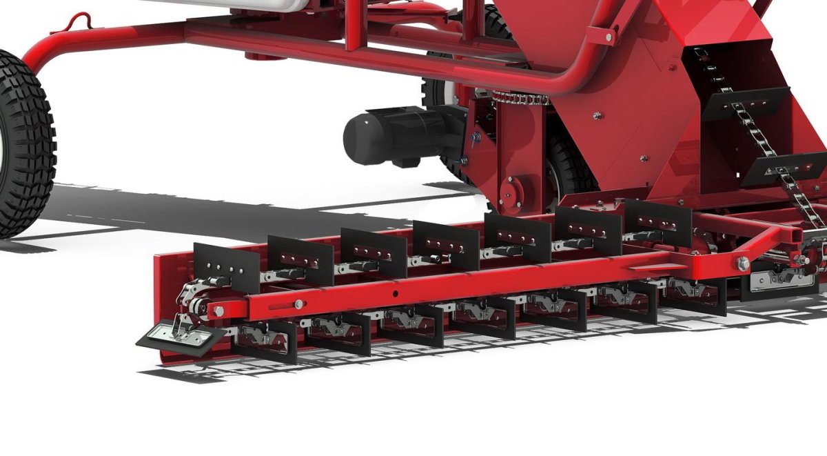 Метатель зерна самопередвижной