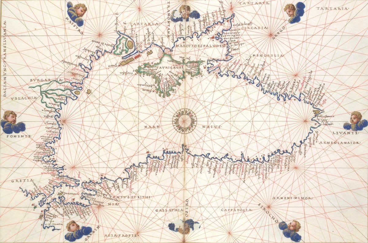 Портуланы навигационные карты