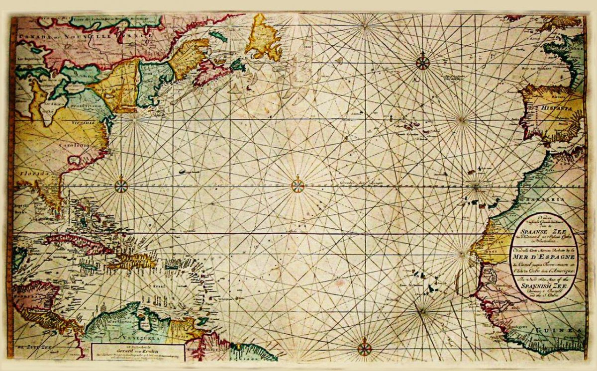 Старинные морские карты