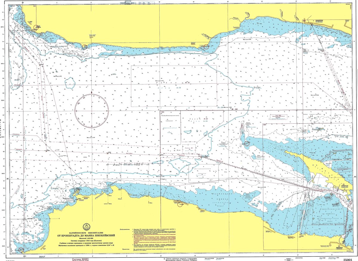Карта глубин финского залива в Маркизовой луже