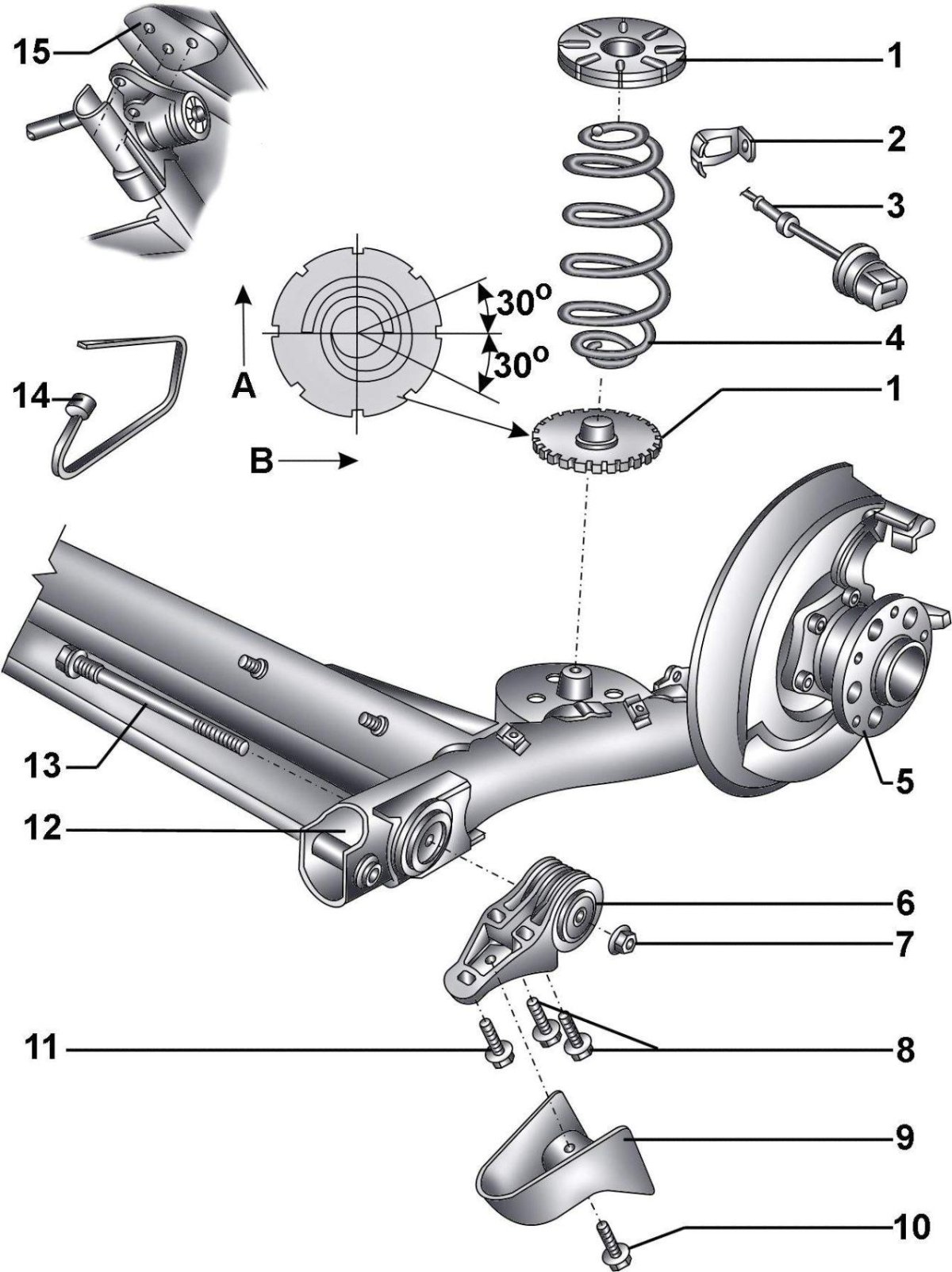 Задняя подвеска Ауди а6 с4 универсал