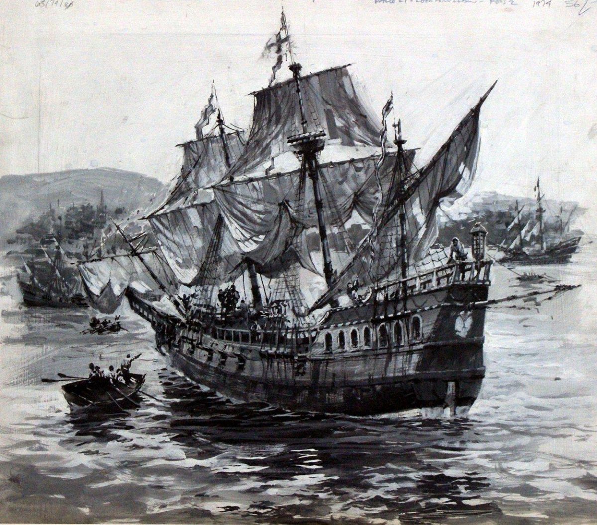 Фрэнсис Дрейк корабль