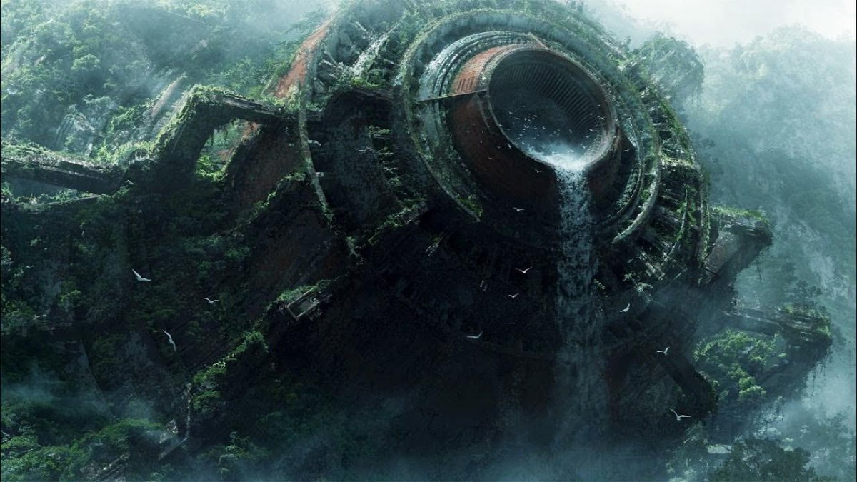 Заброшенный инопланетный корабль