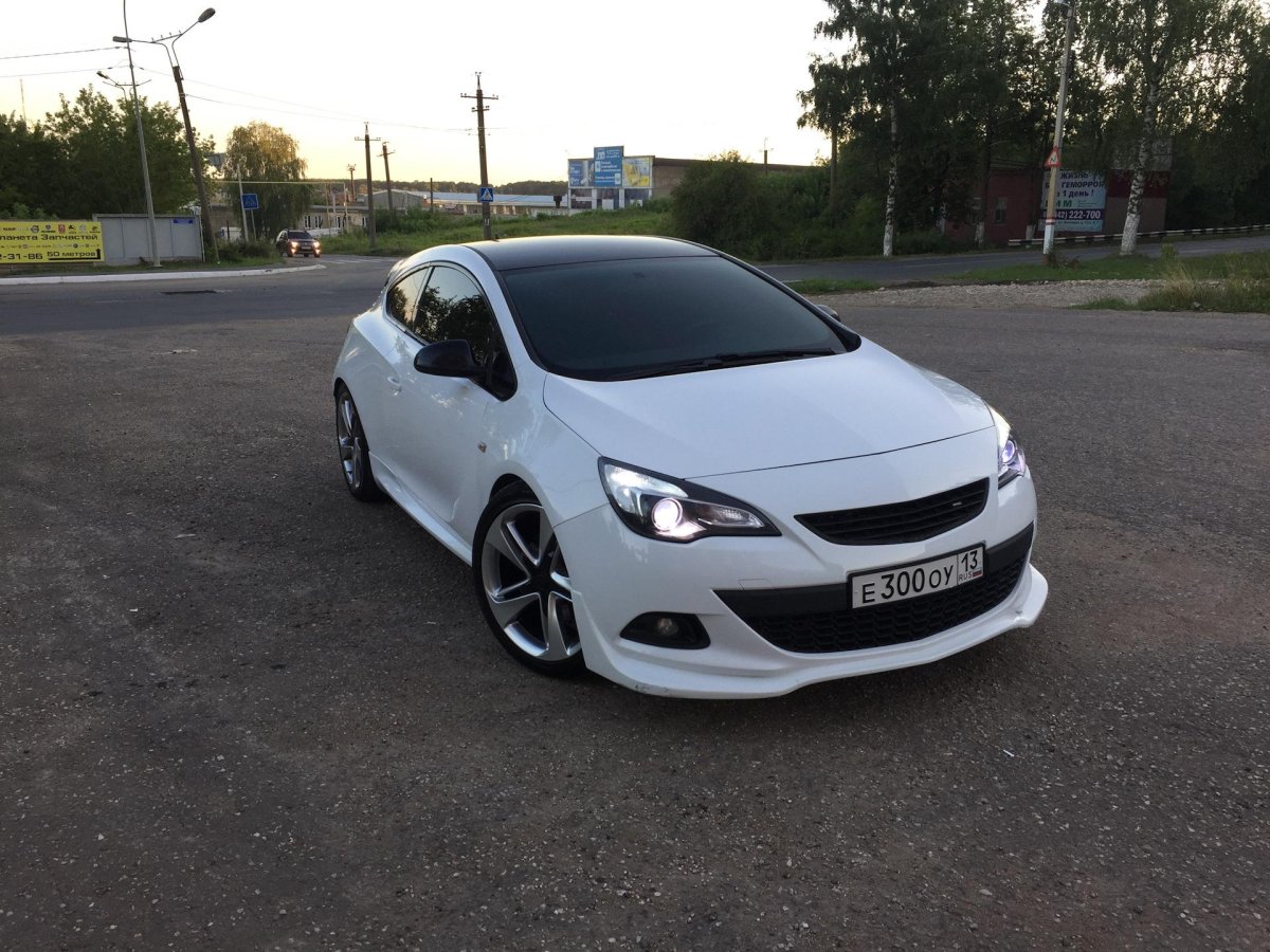 Opel Astra j GTC 1.4 обвесы