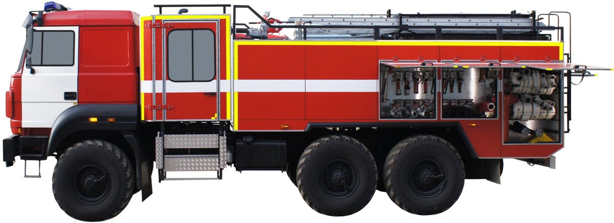 Урал 5557 пожарная автоцистерна
