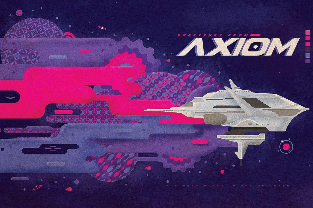 Космический корабль Аксиома из мультика Валли