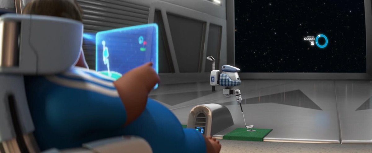 Wall e Капитан Axiom