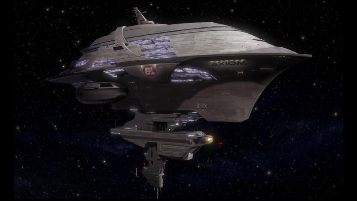 Космический корабль Аксиома из мультика Валли