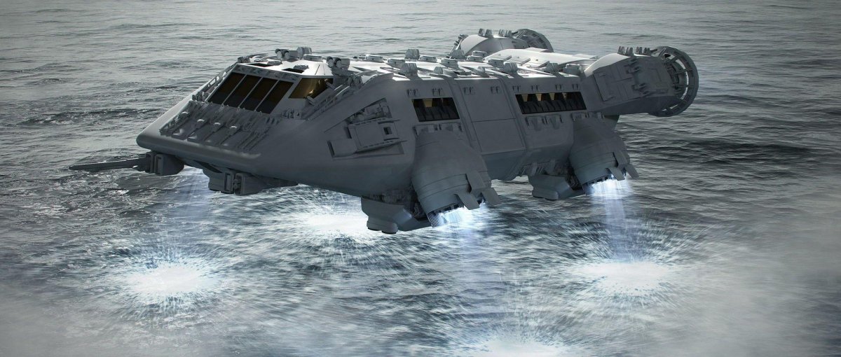 Десантный корабль стелс концепт