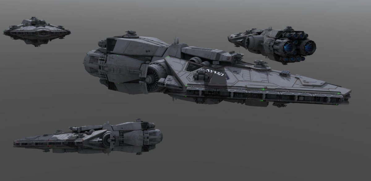 Корвет космический корабль Мародер